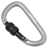 Munkees 3248 карабін D with Screw Lock 8 mm x 80 mm grey Фото - 1