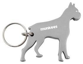 Munkees 3453 брелок-відкривачка Pug grey