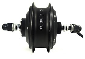 Мотор GP 36G27R редукторний 36В 350Вт, заднiй, 36H 12G пiд трещiтку