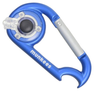 Munkees 1089 брелок-фонарик Carabiner LED with Bottle Opener NEW dark blue