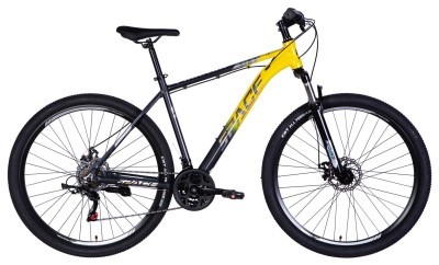 Велосипед AL 29" SPACE PHAETON DD FR рама-20" сіро-жовтий 2026