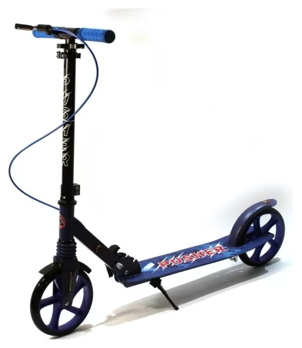 Самокат складний Pusher з LED-колесами Bavar Sport