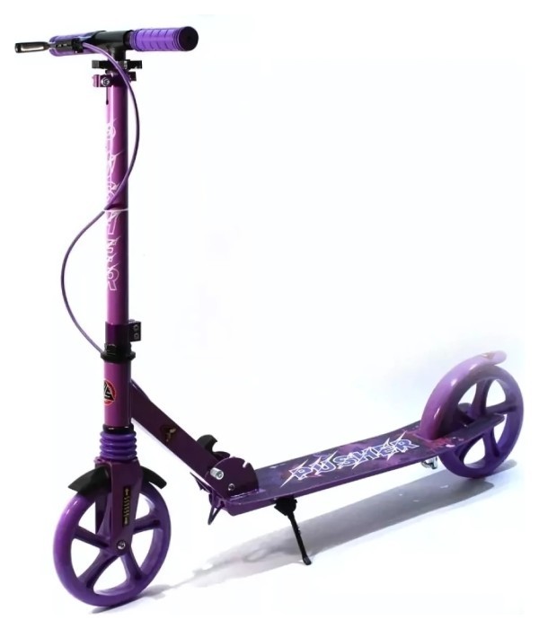 Самокат складний Pusher з LED-колесами Bavar Sport