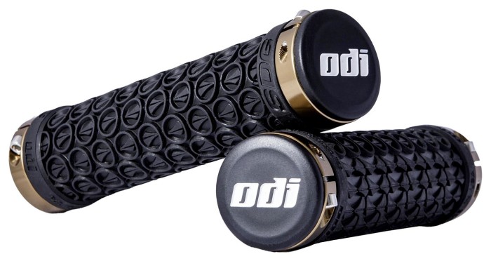 Гріпси ODI SDG LOCK-ON GRIPS чорні з фіолетовими замками