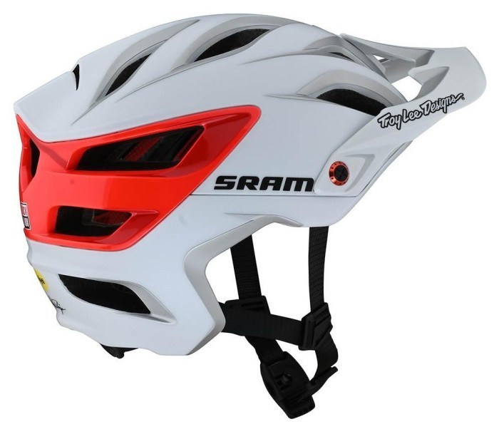 Вело Шолом TLD A3 MIPS HELMET [SRAM WHITE / RED] XS/S