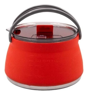 Чайник TRAMP силіконовий з металевим дном 1л, Терракотовий