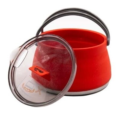 Чайник TRAMP силіконовий з металевим дном 1л, Терракотовий