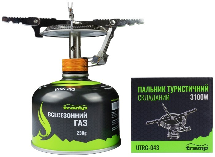 Комплект Пальник UTRG-043 + Картридж 230гр UTRG-003