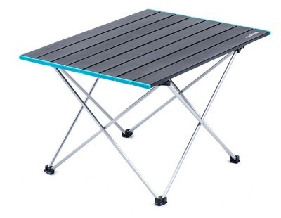 Стіл розкладний Naturehike NH19Z008-Z, алюміній, Розмір L, сірий