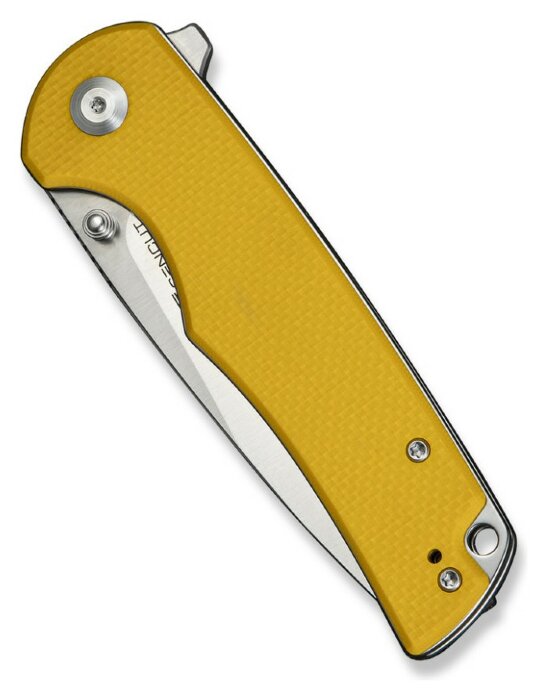 Ніж складаний туристичний Sencut Praktisk, (9.1 см) 9Cr18MoV / G10 жовтий