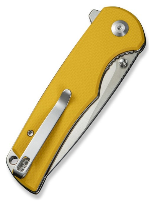 Ніж складаний туристичний Sencut Praktisk, (9.1 см) 9Cr18MoV / G10 жовтий
