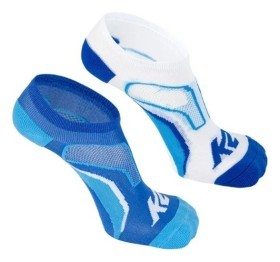 Носки для туризму K2 ACTIVE TECH LOW CUT SOCK 2 PAIRS 35-38 White/ultram+ultram/malibu (11766)