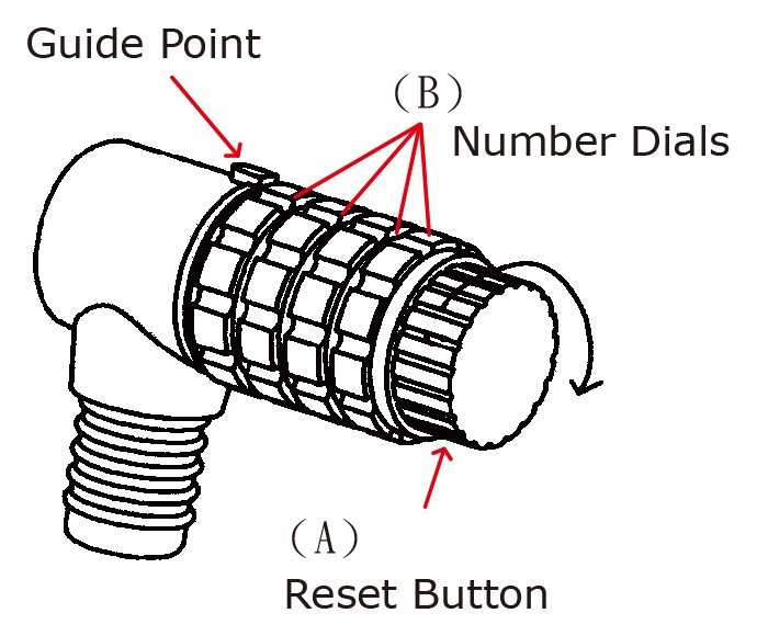 Замок для велосипеда тросовий Cycledesign Number Lock Black (CDLK0001)