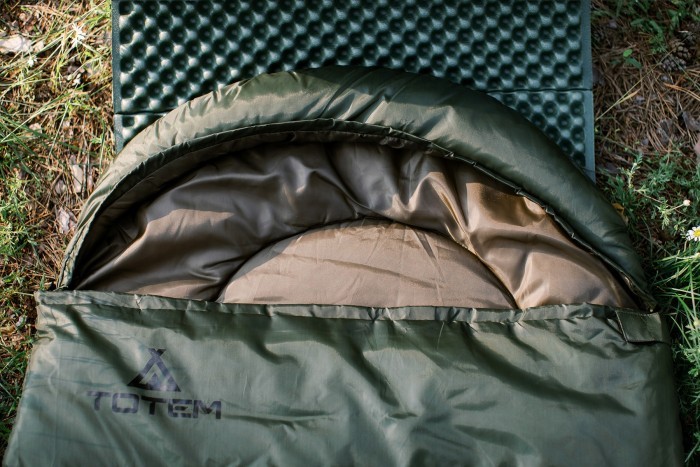 Спальний мішок Totem Fisherman ковдра лівий olive 180+40/75 UTTS-012