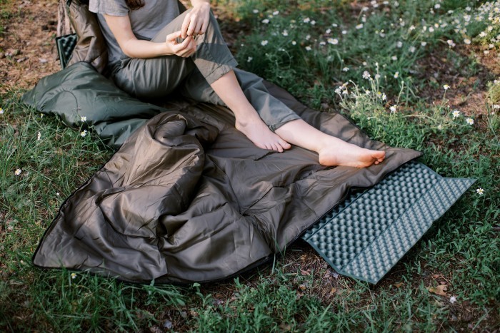 Спальний мішок Totem Fisherman ковдра лівий olive 180+40/75 UTTS-012