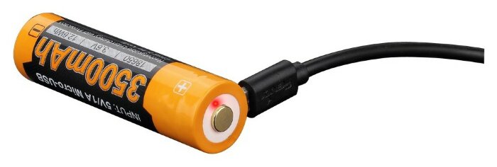 Акумулятор 18650 Fenix (3500 mAh) micro usb зарядка