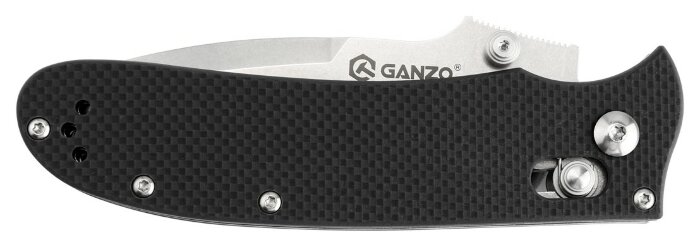 Ніж складаний Ganzo D704-BK чорний (D2 сталь)