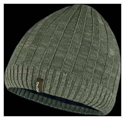 Водонепроникна шапка Dexshell Heathered Rib Knit Beanie, onesize (56-58 см), хакі