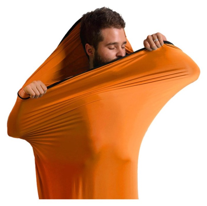 Підкладка для спального мішка Naturehike NH17N002-D, поліестер, помаранчевий