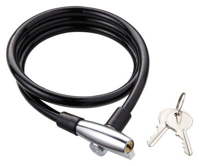 Замок для велосипеда тросовий Cycledesign Key Lock Black (CDLK0002)