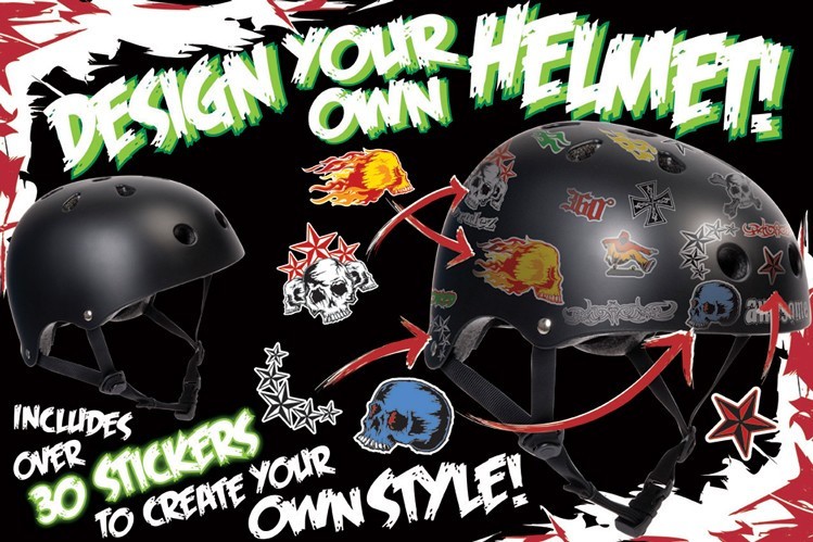 Захисний шолом SFR Boy's Sticker S-M Black