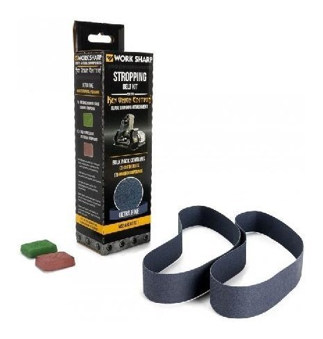 Work Sharp 2 тканинних ременя для WSKTS-KO+зелена паста "chromium oxide "+червона паста "ferric oxide"