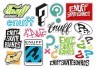 Наклейки Enuff Sticker Sheet Фото - 1