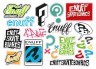 Наклейки Enuff Sticker Sheet Фото - 2