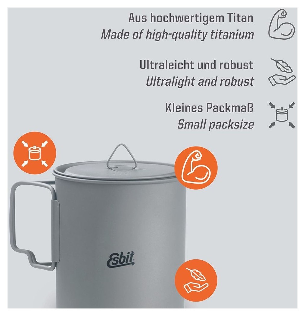 Казанок Esbit PT750-TI