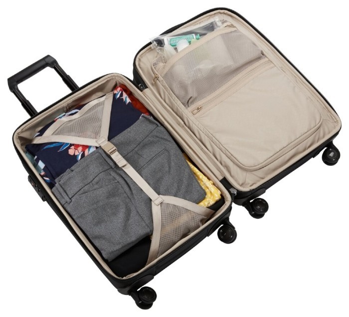 Чемодан на колесах Thule Spira Carry-On Spinner with Shoes Bag (Black) 3204143 (TH 3204143)