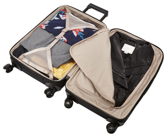 Чемодан на колесах Thule Spira Carry-On Spinner with Shoes Bag (Black) 3204143 (TH 3204143)