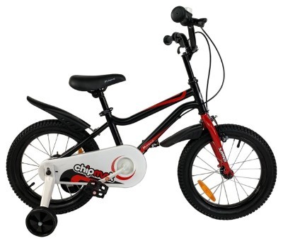 Велосипед дитячий RoyalBaby Chipmunk MK 18", OFFICIAL UA, чорний