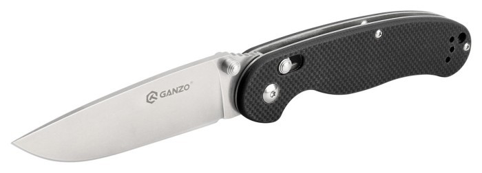 Ніж складаний Ganzo D727M-BK чорний (D2 сталь)