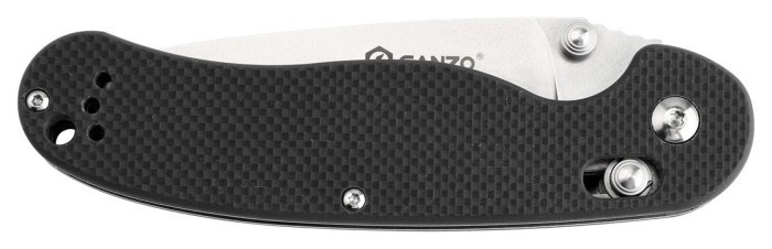 Ніж складаний Ganzo D727M-BK чорний (D2 сталь)