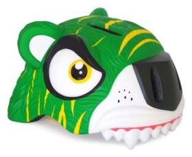 Шолом велосипедний Crazy Safety Зелений тигр