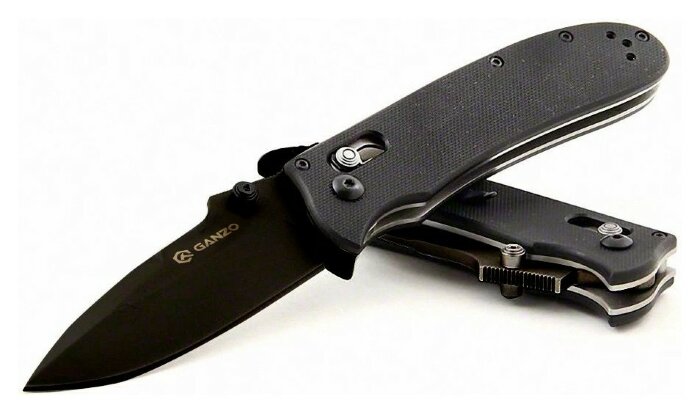 Ніж складаний Ganzo G704 із чорним лезом