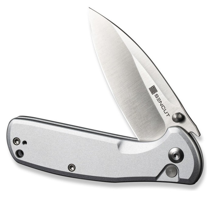 Ніж складаний кишеньковий Sencut ArcBlast, (7.6 см) 9Cr18MoV / Aluminum сірий