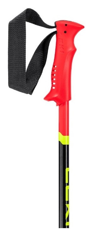 Палиці для гірських лиж для підлітків Leki RACING KIDS 80см Fluorescent red/black/neon yellow (65044301-WRH)
