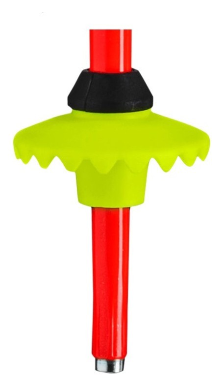 Палиці для гірських лиж для підлітків Leki RACING KIDS 80см Fluorescent red/black/neon yellow (65044301-WRH)