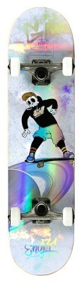 Скейтборд Enuff Skully Hologram white