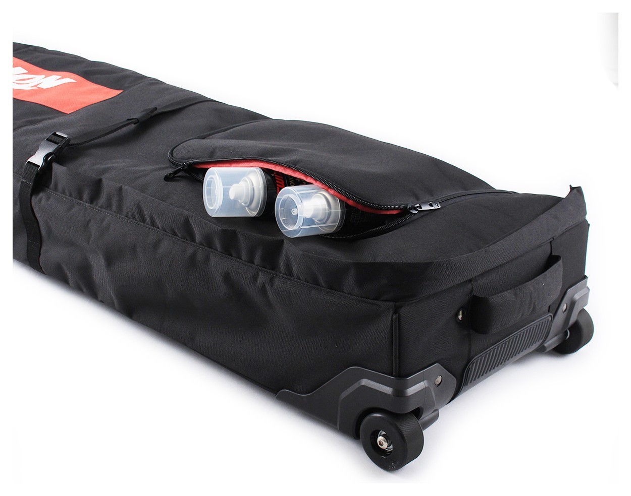 Чохол для гірських лыж Nordica DOUBLE ROLLER SKI BAG 200 см Black (0N301802-WRH)