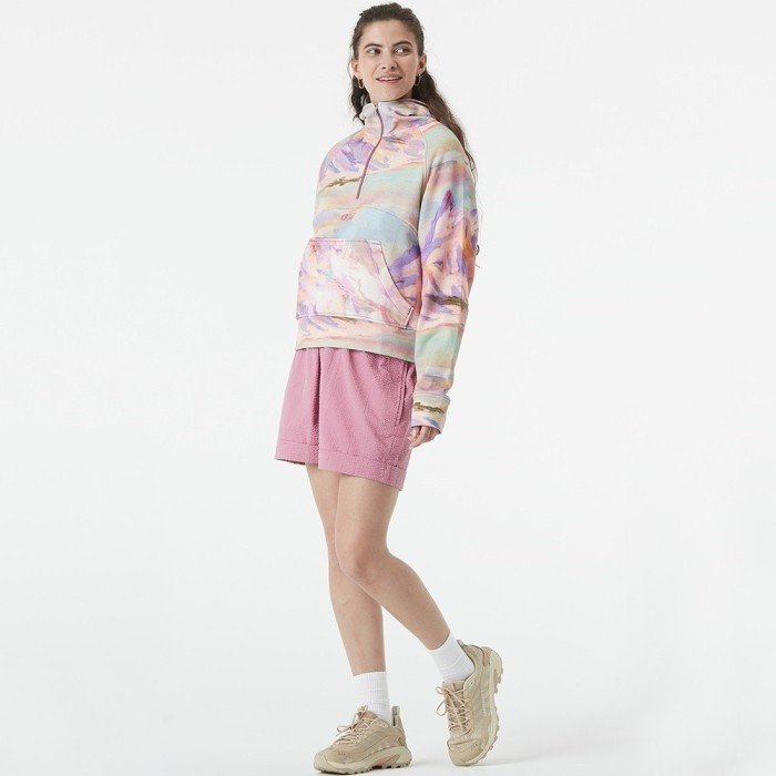 Picture Organic жіноча толстовка Quenda 1/2 Zip Printed W montanea print L