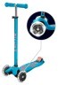 Самокат MICRO серії "Maxi Deluxe LED" - АКВА (до 50 kg, 3-х колісний, світло) Фото - 9