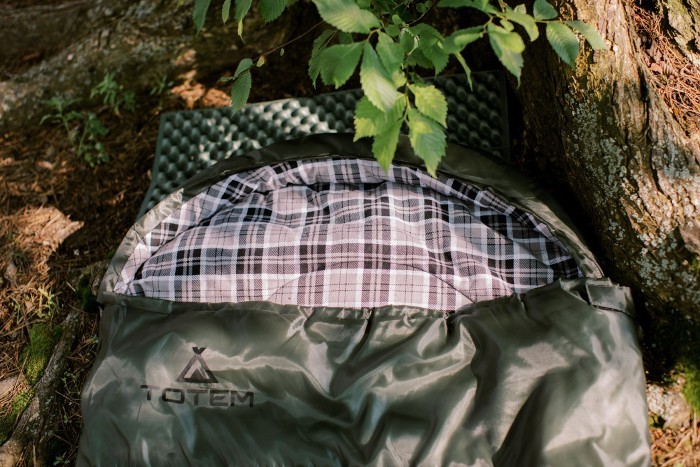 Спальний мішок Totem Ember Plus XXL ковдра з капюш правий olive 190/90 UTTS-015