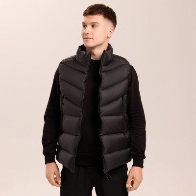 Чоловіча чорна жилетка Pobedov Puffer