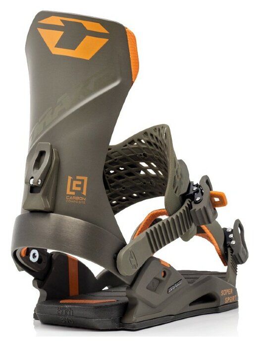Кріплення для сноуборду Drake SUPER SPORT L Dark olive/orange (71121022) O