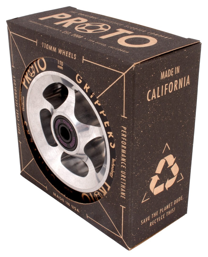 Колеса Proto Gripper 110мм Black On Raw, 2 шт.