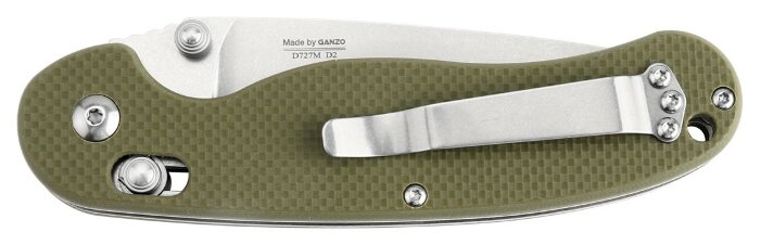 Ніж складаний Ganzo D727M-GR зелений (D2 сталь)