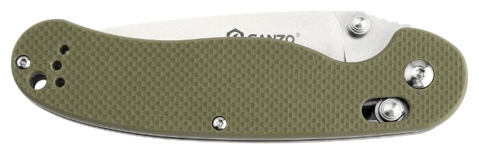 Ніж складаний Ganzo D727M-GR зелений (D2 сталь)