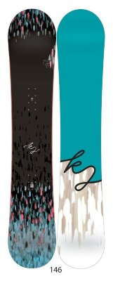 Сноуборд K2 FIRST LITE 146 Black/blue/multicolor (11A0025)
